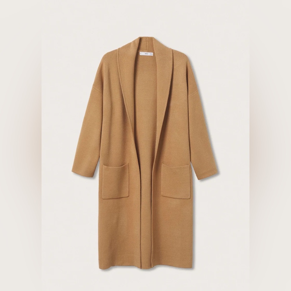 MANGO Oversized Coat with Pockets